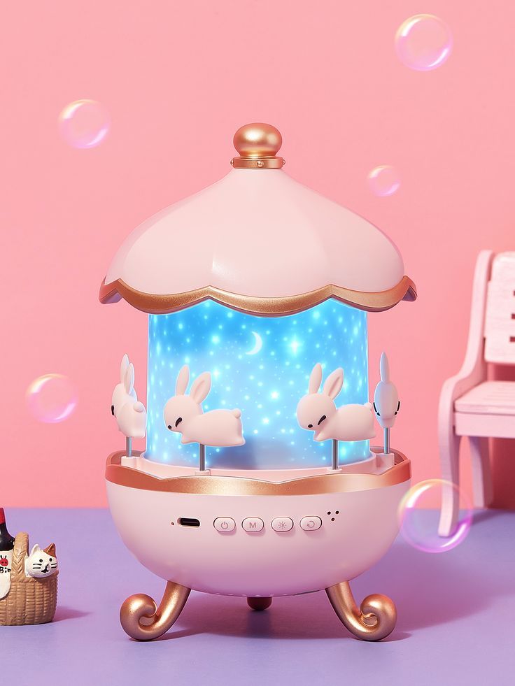 Bunny Light Projector Night Lamp